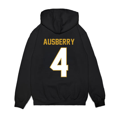 Notre Dame - NCAA Football : Jaiden Ausberry - Vintage Helmet Premium Hooded Sweatshirt-1