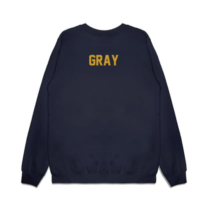 Notre Dame - NCAA Football : Tionne Gray - Vintage Helmet Premium Crewneck Sweatshirt-1