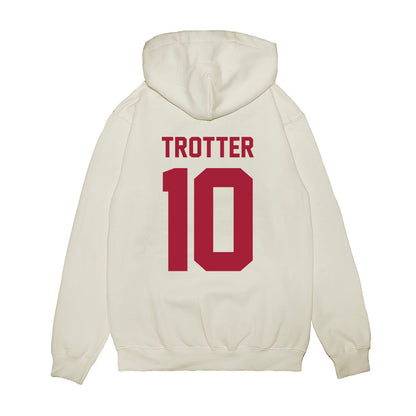 Arkansas - NCAA Football : Cade Trotter - Vintage Helmet Premium Hooded Sweatshirt-1