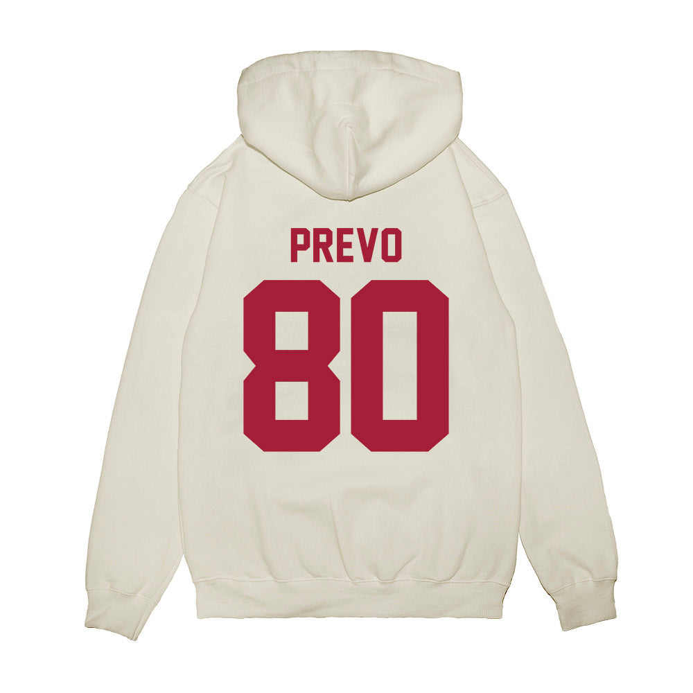 Arkansas - NCAA Football : Dequane Prevo - Vintage Helmet Premium Hooded Sweatshirt-1