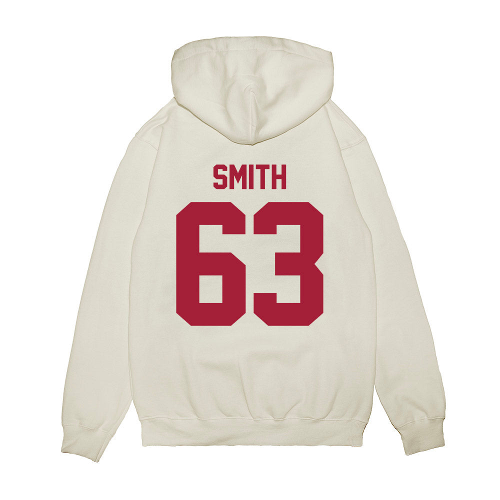 Arkansas - NCAA Football : Hugh Smith - Vintage Helmet Premium Hooded Sweatshirt-1