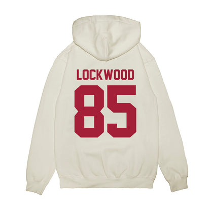 Arkansas - NCAA Football : Ty Lockwood - Vintage Helmet Premium Hooded Sweatshirt-1