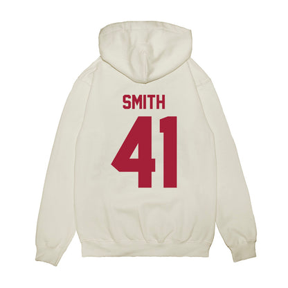 Arkansas - NCAA Football : Connor Smith - Vintage Helmet Premium Hooded Sweatshirt-1