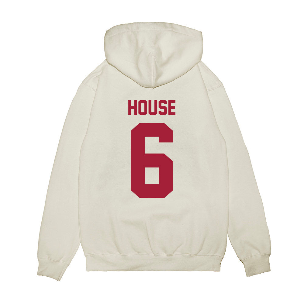 Arkansas - NCAA Football : Khmori House - Vintage Helmet Premium Hooded Sweatshirt-1