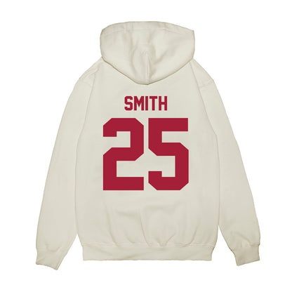 Arkansas - NCAA Football : Ja’Quavion Smith - Vintage Helmet Premium Hooded Sweatshirt-1