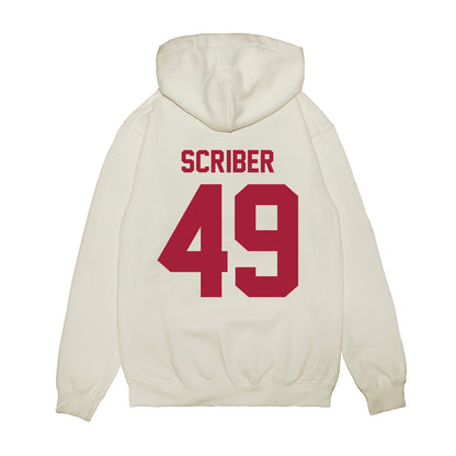 Arkansas - NCAA Football : Braxton Scriber - Vintage Helmet Premium Hooded Sweatshirt-1