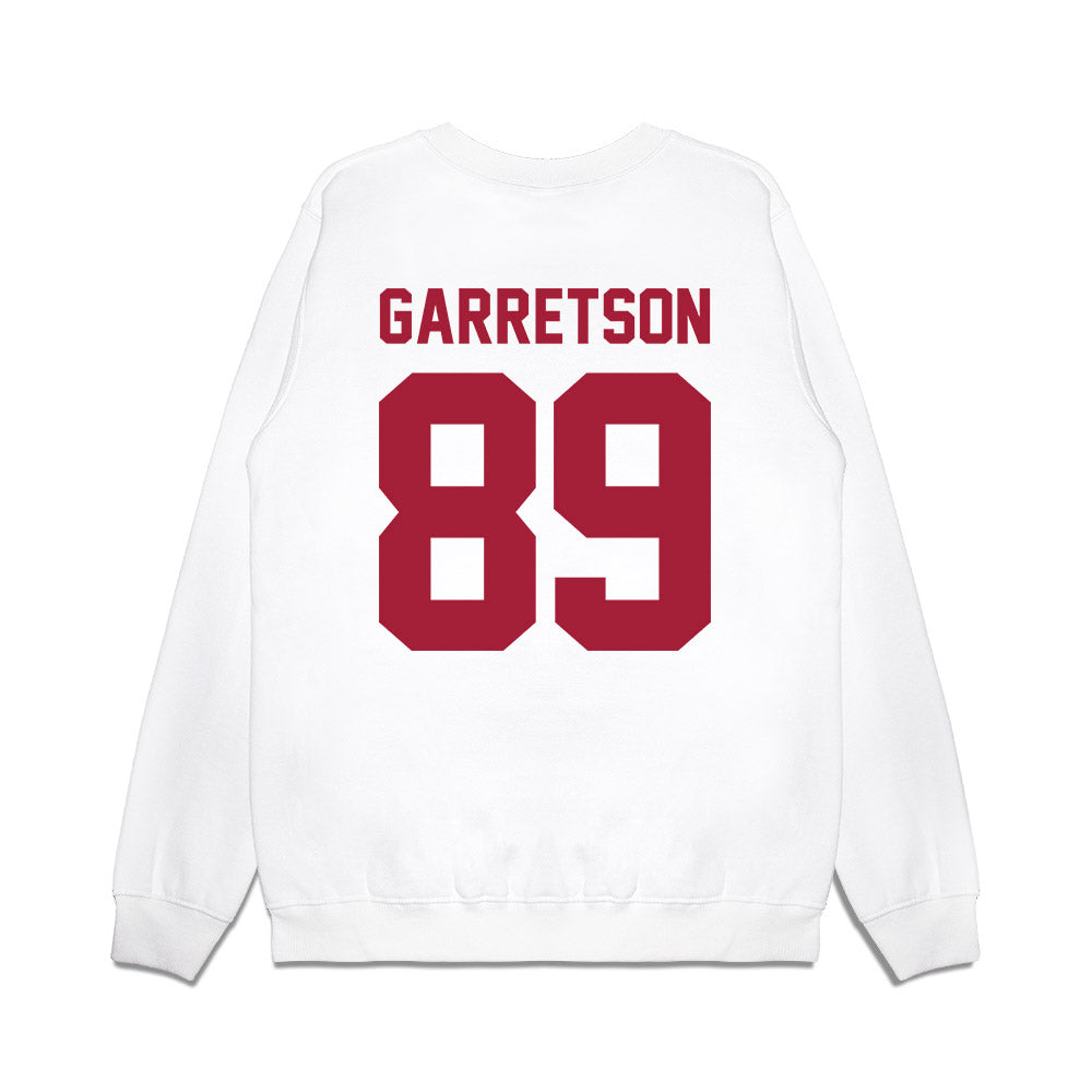 Arkansas - NCAA Football : Gavin Garretson - Vintage Helmet Premium Crewneck Sweatshirt-1