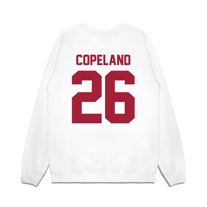 Arkansas - NCAA Football : Jalon Copeland - Vintage Helmet Premium Crewneck Sweatshirt-1