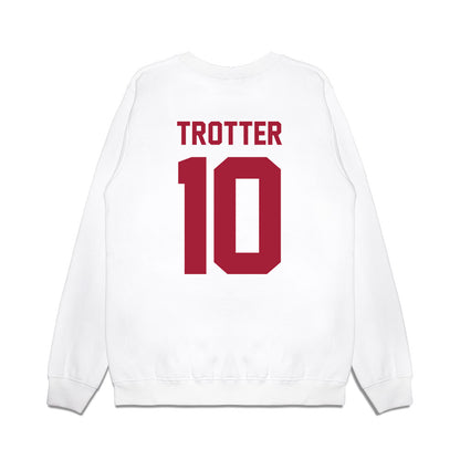 Arkansas - NCAA Football : Cade Trotter - Vintage Helmet Premium Crewneck Sweatshirt-1