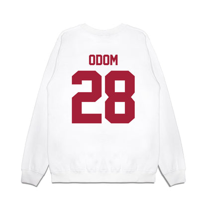 Arkansas - NCAA Football : Trajen Odom - Vintage Helmet Premium Crewneck Sweatshirt-1