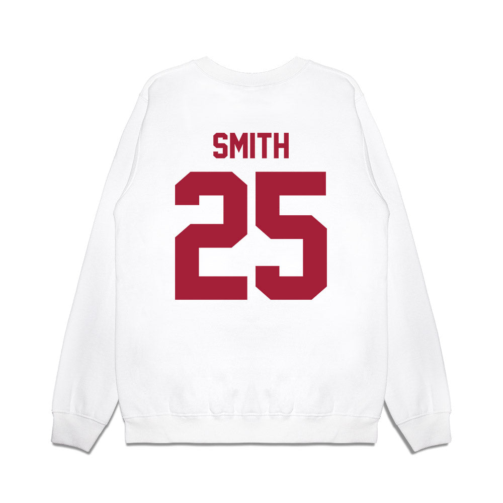 Arkansas - NCAA Football : Ja’Quavion Smith - Vintage Helmet Premium Crewneck Sweatshirt-1