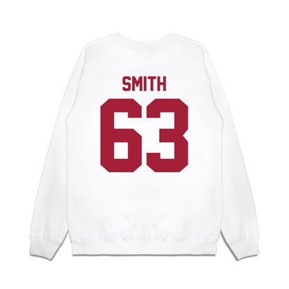 Arkansas - NCAA Football : Hugh Smith - Vintage Helmet Premium Crewneck Sweatshirt-1