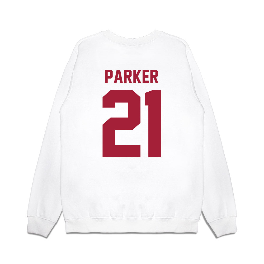 Arkansas - NCAA Football : Jasper Parker - Vintage Helmet Premium Crewneck Sweatshirt-1