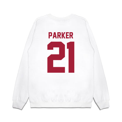 Arkansas - NCAA Football : Jasper Parker - Vintage Helmet Premium Crewneck Sweatshirt-1