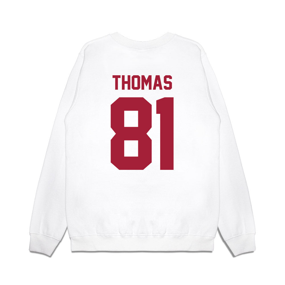 Arkansas - NCAA Football : Dai'Shaun Thomas - Vintage Helmet Premium Crewneck Sweatshirt-1