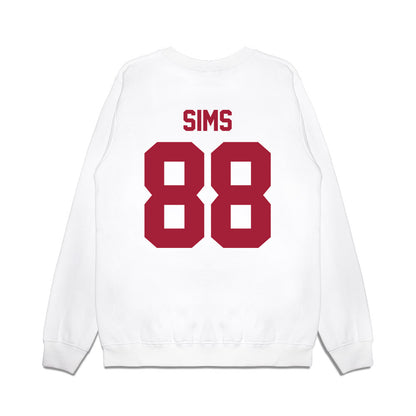 Arkansas - NCAA Football : Xadavien Sims - Vintage Helmet Premium Crewneck Sweatshirt-1