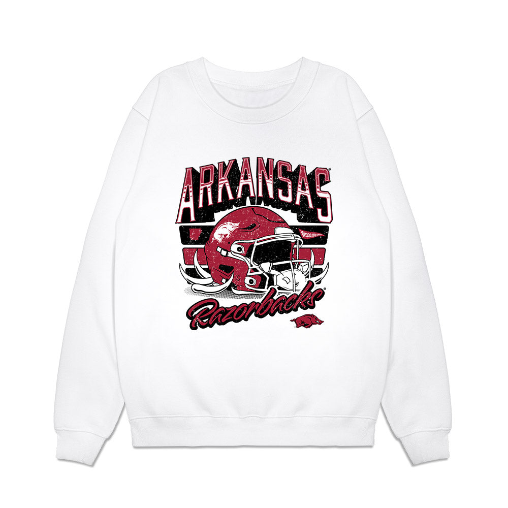 Arkansas - NCAA Football : Dai'Shaun Thomas - Vintage Helmet Premium Crewneck Sweatshirt-0