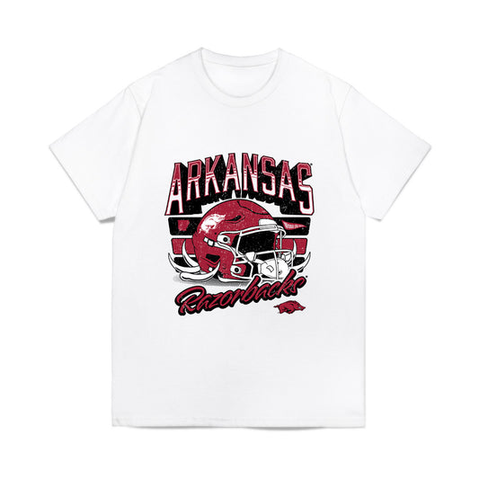 Arkansas - NCAA Football : John Howse IV - Vintage Helmet Comfort Colors T-Shirt-0
