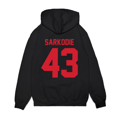 NC State - NCAA Football : Koby Sarkodie - Vintage Helmet Premium Hooded Sweatshirt-1