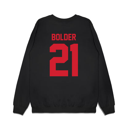 NC State - NCAA Football : Je'rel Bolder - Vintage Helmet Premium Crewneck Sweatshirt-1