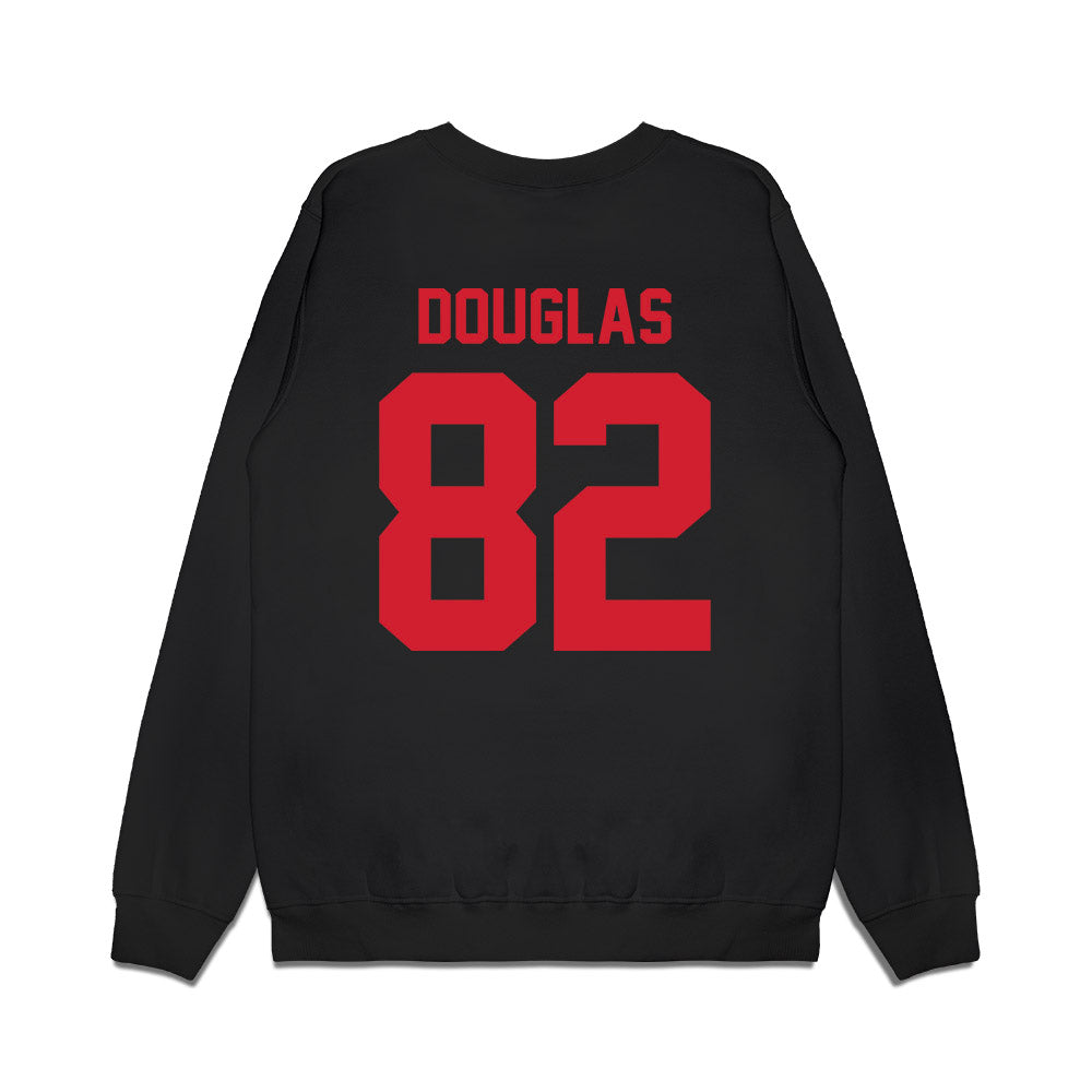 NC State - NCAA Football : Preston Douglas - Vintage Helmet Premium Crewneck Sweatshirt-1