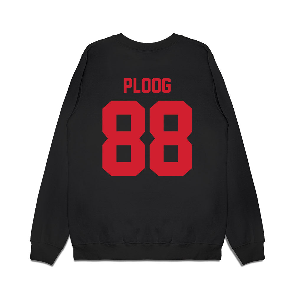 NC State - NCAA Football : Vander Ploog - Vintage Helmet Premium Crewneck Sweatshirt-1