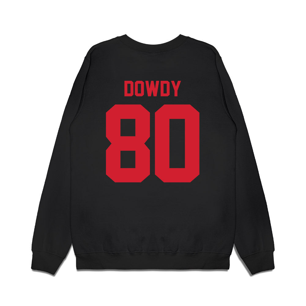 NC State - NCAA Football : Ethan Dowdy - Vintage Helmet Premium Crewneck Sweatshirt-1