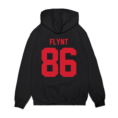 NC State - NCAA Football : Ian Flynt - Vintage Helmet Premium Hooded Sweatshirt-1