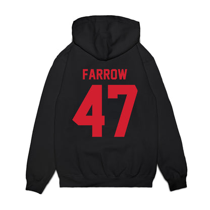 NC State - NCAA Football : Adrian Farrow - Vintage Helmet Premium Hooded Sweatshirt-1