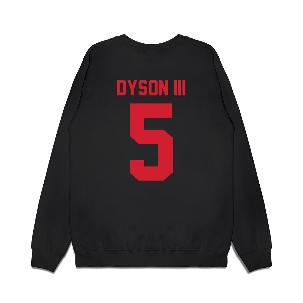 NC State - NCAA Football : Harvey Dyson III - Vintage Helmet Premium Crewneck Sweatshirt-1