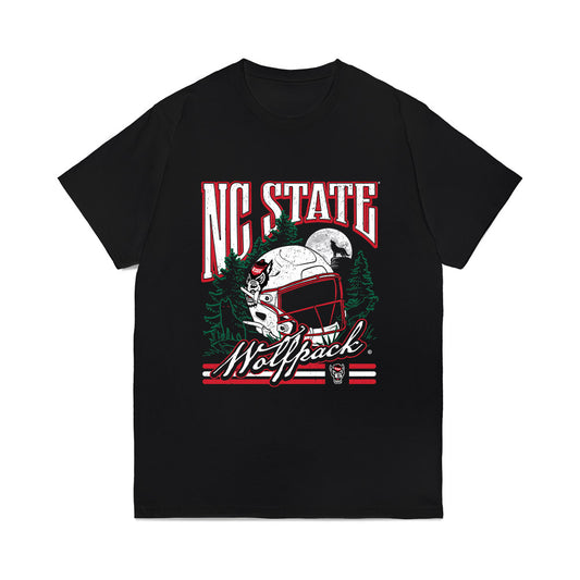 NC State - NCAA Football : Jamel Johnson - Vintage Helmet Comfort Colors T-Shirt-0