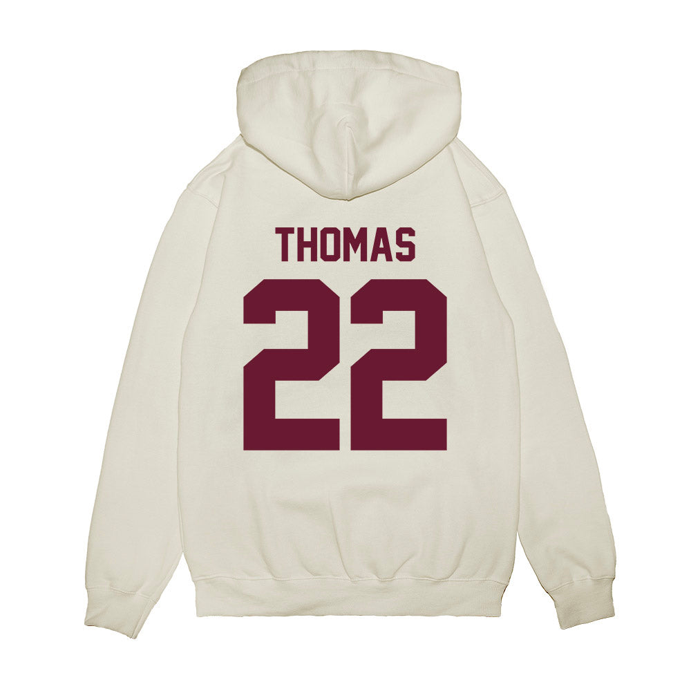 Minnesota - NCAA Football : Jaron Thomas - Vintage Helmet Premium Hooded Sweatshirt-1
