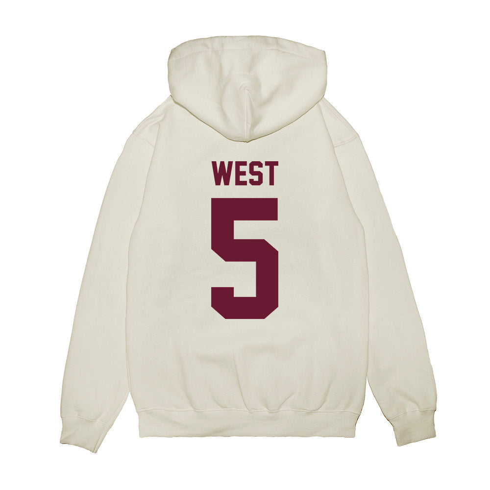 Minnesota - NCAA Football : Aydan West - Vintage Helmet Premium Hooded Sweatshirt-1