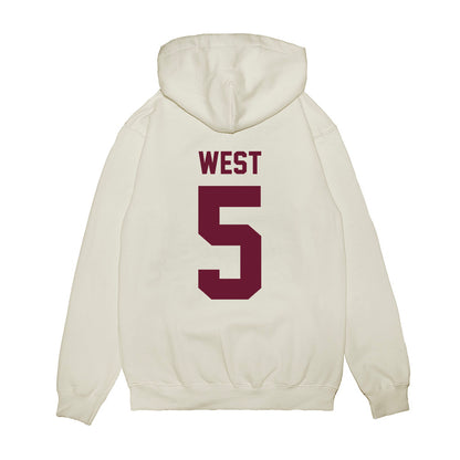 Minnesota - NCAA Football : Aydan West - Vintage Helmet Premium Hooded Sweatshirt-1