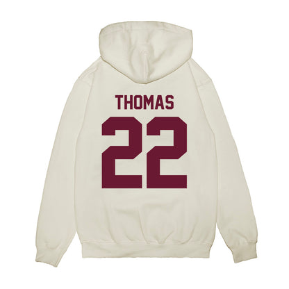Minnesota - NCAA Football : Jaron Thomas - Vintage Helmet Premium Hooded Sweatshirt-1