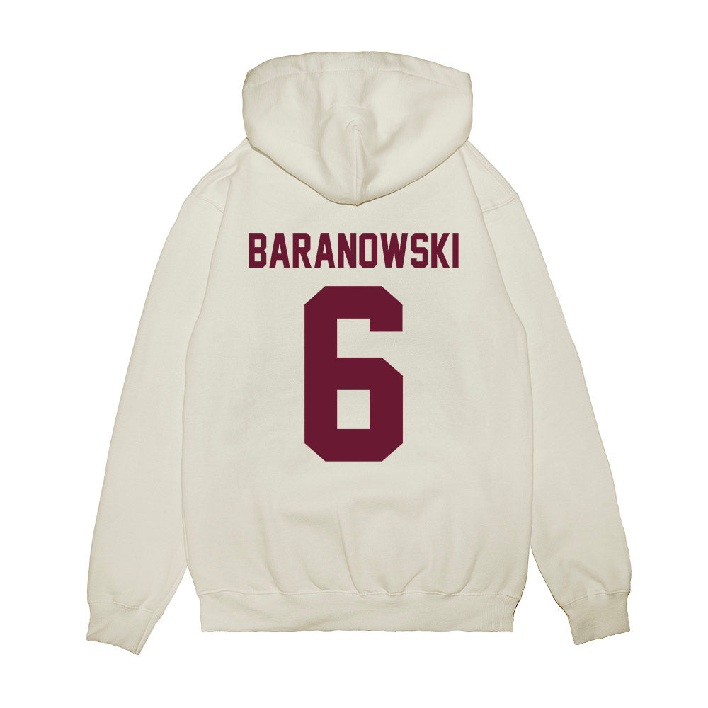 Minnesota - NCAA Football : Maverick Baranowski - Vintage Helmet Premium Hooded Sweatshirt-1