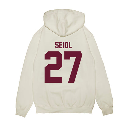 Minnesota - NCAA Football : Simon Seidl - Vintage Helmet Premium Hooded Sweatshirt-1