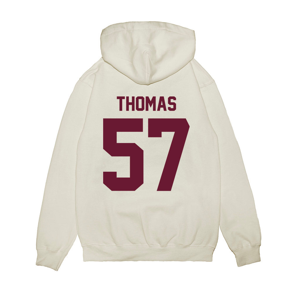 Minnesota - NCAA Football : Aaron Thomas - Vintage Helmet Premium Hooded Sweatshirt-1