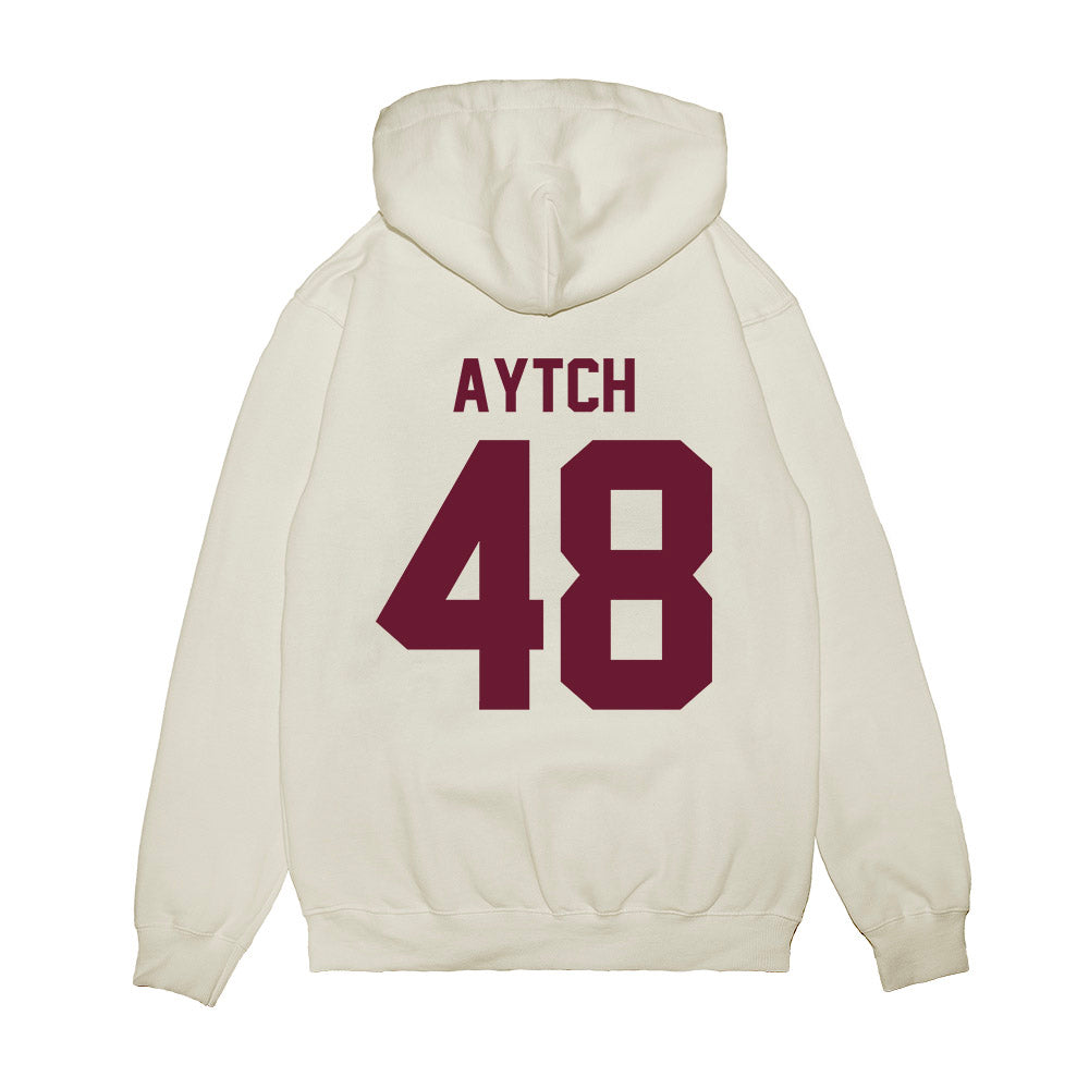 Minnesota - NCAA Football : Aaden Aytch - Vintage Helmet Premium Hooded Sweatshirt-1