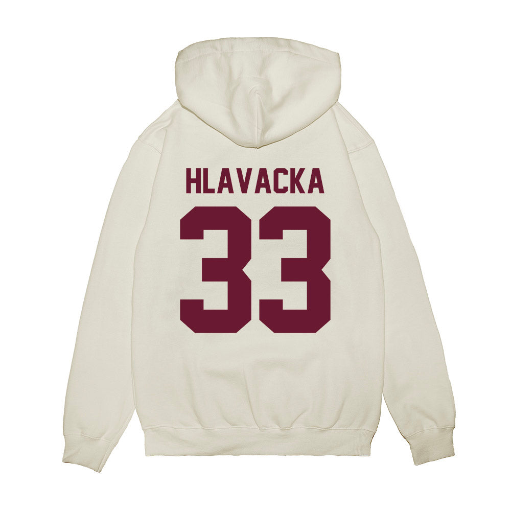 Minnesota - NCAA Football : Rhett Hlavacka - Vintage Helmet Premium Hooded Sweatshirt-1