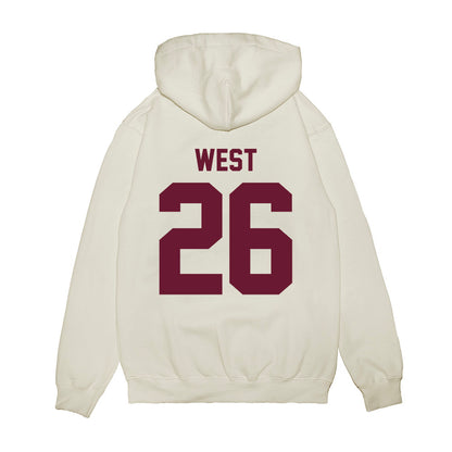 Minnesota - NCAA Football : Elisha West - Vintage Helmet Premium Hooded Sweatshirt-1