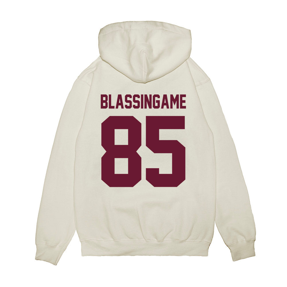 Minnesota - NCAA Football : Rico Blassingame - Vintage Helmet Premium Hooded Sweatshirt-1