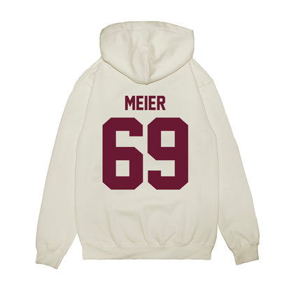 Minnesota - NCAA Football : Gavin Meier - Vintage Helmet Premium Hooded Sweatshirt-1