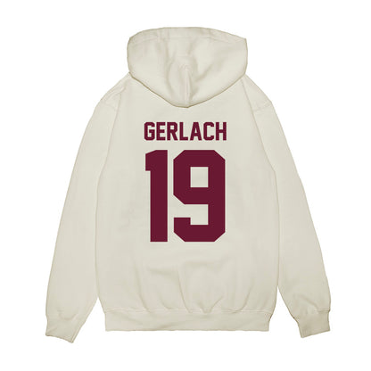 Minnesota - NCAA Football : Joey Gerlach - Vintage Helmet Premium Hooded Sweatshirt-1