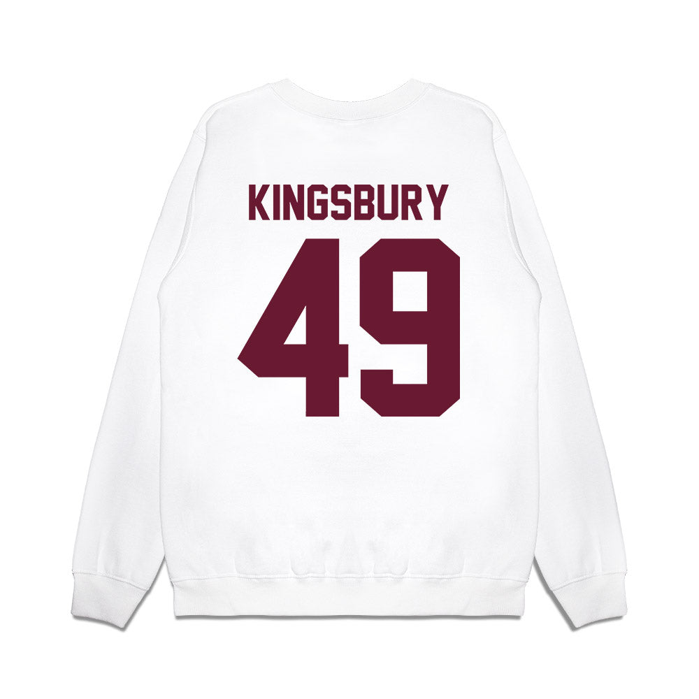 Minnesota - NCAA Football : Matt Kingsbury - Vintage Helmet Premium Crewneck Sweatshirt-1