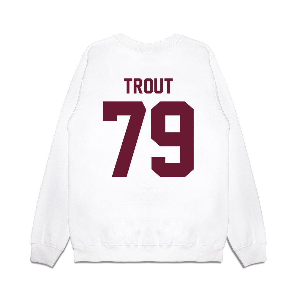 Minnesota - NCAA Football : Andrew Trout - Vintage Helmet Premium Crewneck Sweatshirt-1