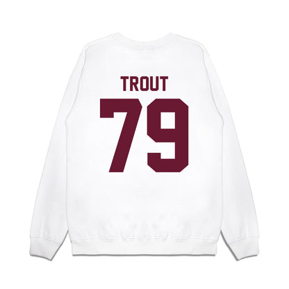 Minnesota - NCAA Football : Andrew Trout - Vintage Helmet Premium Crewneck Sweatshirt-1