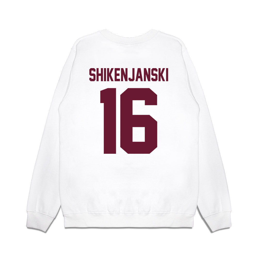 Minnesota - NCAA Football : Max Shikenjanski - Vintage Helmet Premium Crewneck Sweatshirt-1