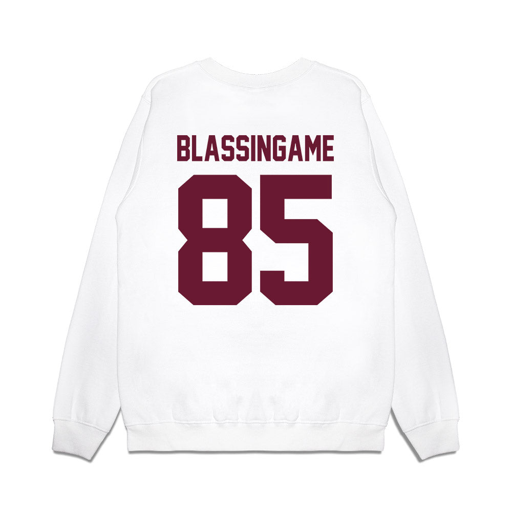 Minnesota - NCAA Football : Rico Blassingame - Vintage Helmet Premium Crewneck Sweatshirt-1