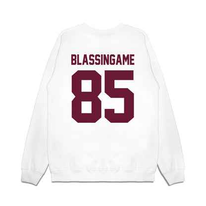 Minnesota - NCAA Football : Rico Blassingame - Vintage Helmet Premium Crewneck Sweatshirt-1